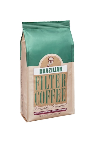 Kurukahveci Mehmet Efendi Brazilian Filtre Kahve Öğütülmüş 250 Gr X 4 Adet Öğütülmüş