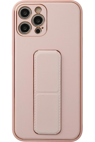 Newface Apple iPhone Uyumlu 12 Pro Kılıf Coco Deri Standlı Kapak Semeglbl - 62 - Pembe