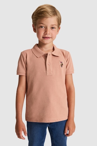 U.S. Polo Assn. Erkek Çocuk Pudra Tişört Basic 50325608-vr042