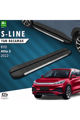S-dizayn Byd Atto 3 S-line Krom Yan Basamak 193 Cm 2022 Üzeri