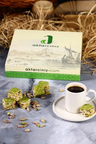 Toz Fıstıklı Çıtır Baklava Türk Lokumu 100g