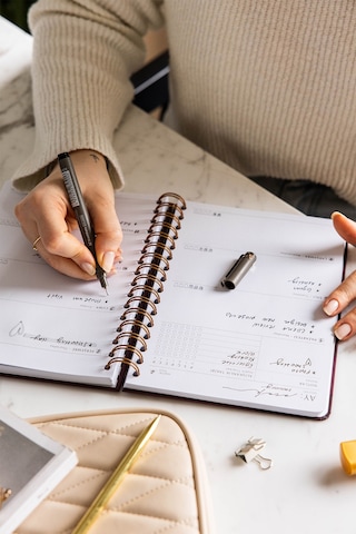 A5 Spiralli Süresiz Planlayıcı Ajanda Yeşil Leopar Yeşil Leopar