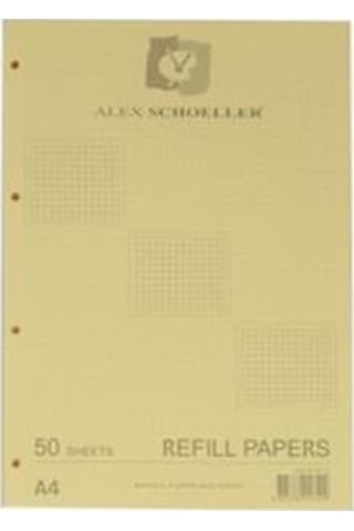 Alex Shoeller Kolej Yedeği A4 Kareli Renkli Alx-872 50'li Paket