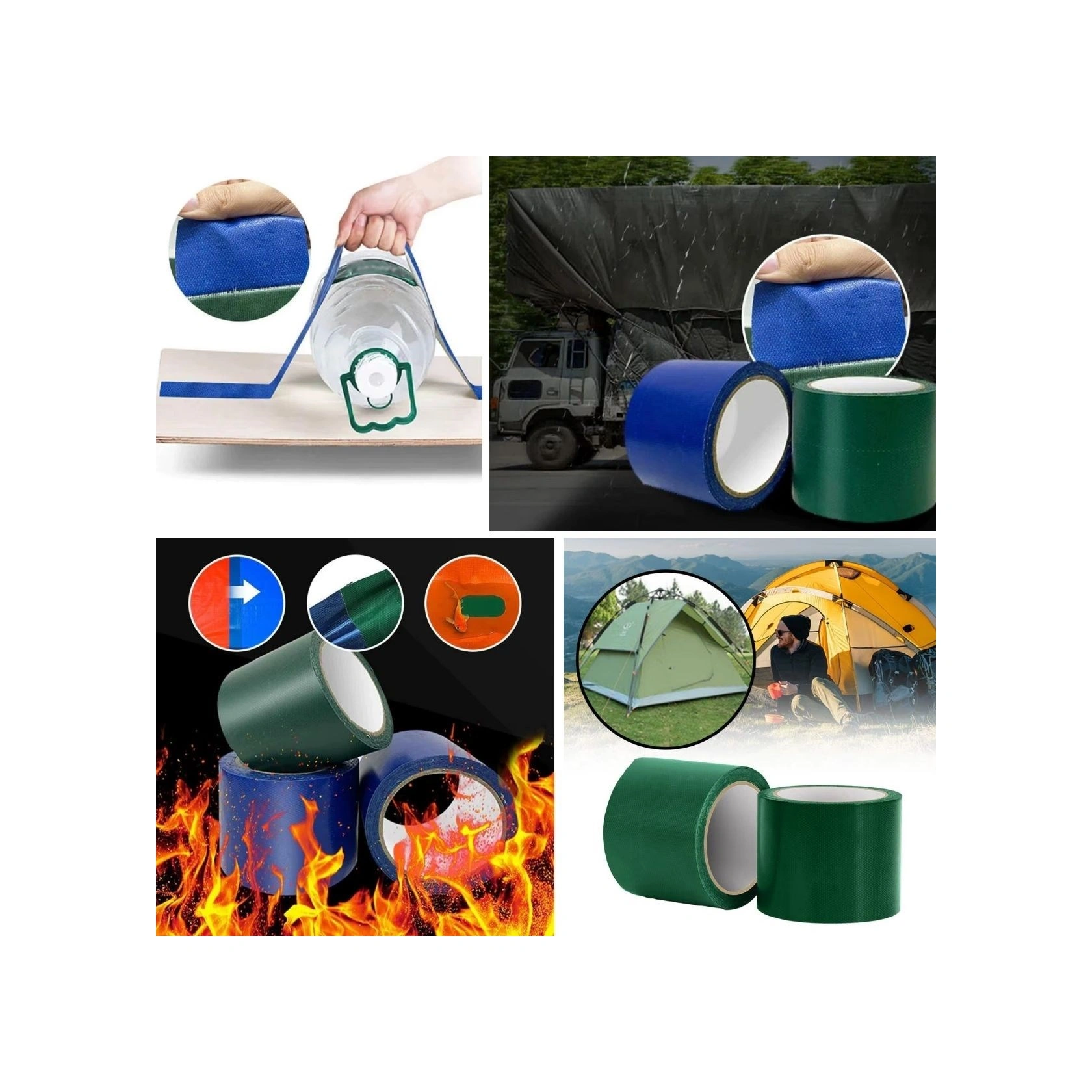 5 Cm X 5 Mt. Yapışkanlı Çadır Tente Hortum Tamir Bandı 4741