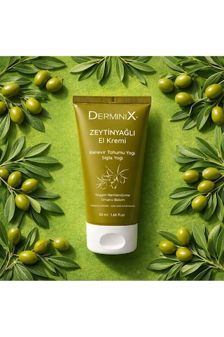 Zeytinyağlı El Kremi 50 Ml Yoğun Nemlendirici, Onarıcı Bakım, Kuru Eller İçin