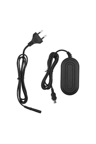 Novahub Sony Kamera İçin 100-240v Ac Adaptör & Güç Kablosu Seti - Dc 8v 3a Çıkışlı, Siyah Renkli