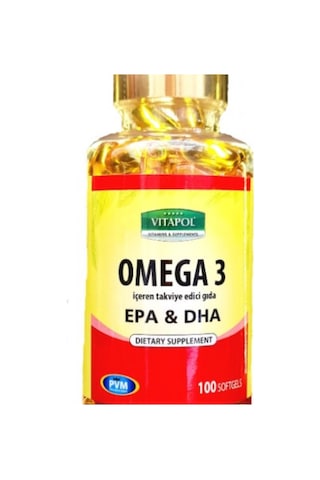 Vitapol Omega-3 Epa&dha Balık Yağı 2000 Mg 100 Kapsül Vitapol Omega-3 Epa&dha Balık Yağı 2000 Mg 100 Kapsül