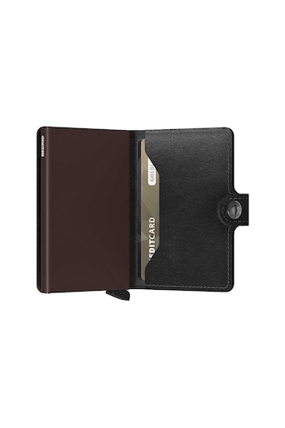Secrid Miniwallet Original Kartlık Cüzdan, Siyah-kahve Çok Renkli