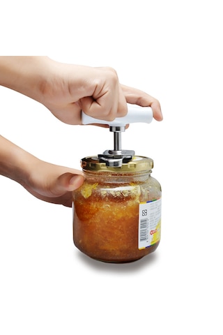 Zahmetsiz Paslanmaz Çelik Kaymaz Konserve Açacağı Beyaz