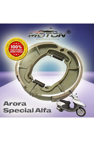 Arora Special Alfa Arka Fren Balatası Kampana Tipi Yüksek Performans