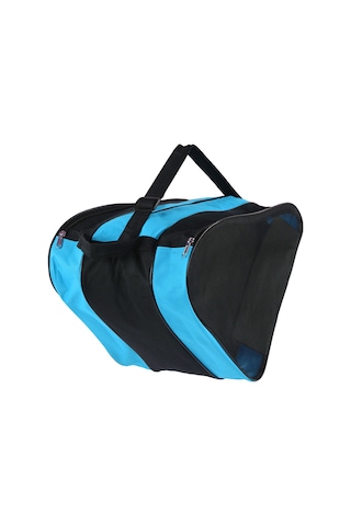 Aubyhe Üç Bölmeli Oxford Kumaş Paten Çantası - Spor Ekipmanı Ve Giyim İçin Geniş Kapasite, Havalandırıcı Ağı Bölmeler, Ayarlanabilir Askı Mavi