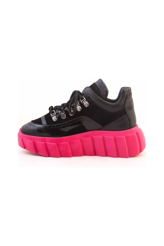 Rouge Kadın Spor & Sneaker Ayakkabı 601 Siyah - Fuşya