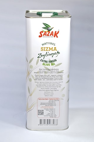 Sazak Natürel Sızma Zeytinyağı 5 L