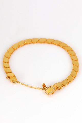 Çelikoğlu Kuyumculuk 14 Ayar Altın Pullu Trabzon Bileklik 8,32 Gr Sarı Altın