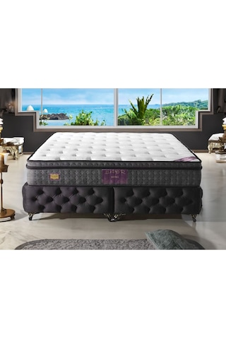 Luper Tek Kişilik Roma Couple Wick Full Ortopedik Deluxe Yaylı Yatak