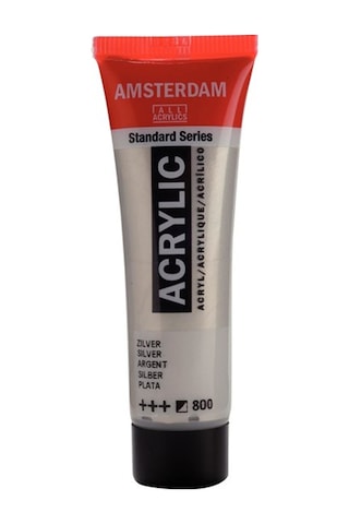 Amsterdam Gümüş 120 ml Akrilik Boya 800 P-111923