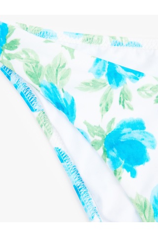 Koton Çiçek Desenli Bikini Altı Mavi Desenli 6sak00236mm