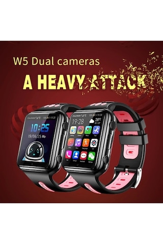 Teknofonik W5S G17 GPS Görüntülü Konuşma Çift Kameralı Akıllı Çocuk Saati