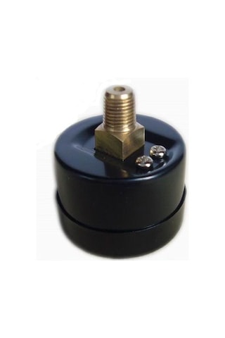 Moneks Manometre Ø63 - 0-10 Bar - Metal Gövdeli - Arkadan Çıkışlı 1/4''