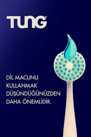 Tung Doğal Içerikli Dil Temizleme Macunu Sls, Florür, Paraben Ve Gluten Içermeyen Dil Temizleyici Jel