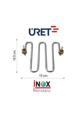 Tuğra-Üret İdeal Çay Kazanı Semaver Rezistansı 220V 2000W 16.5x15 CM