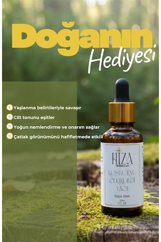 Hiza Herbal Care Doğal Kuşburnu Çekirdeği Yağı 30 Ml