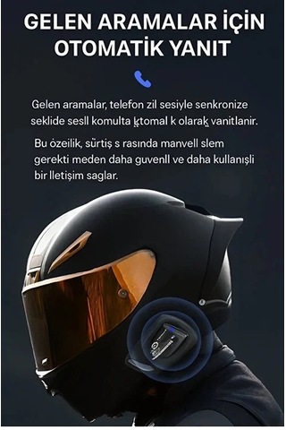 Y11 Bluetooth Kulaklık Mikrofonlu Motosiklet Kulaklığı İntercom Bt 5.3 54768823