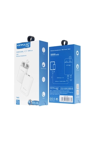 08 Kablosuz Kulaklık Powerbank 5.000 Mah