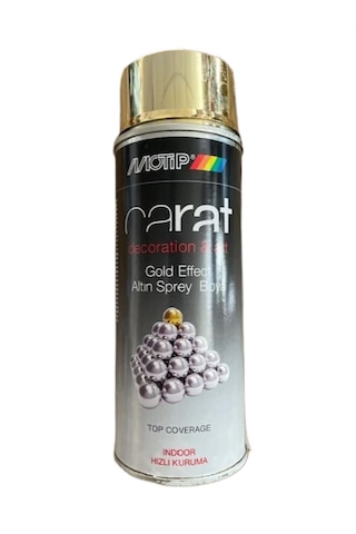 Motip Carat Sprey Boya Altın - Krom Efekt 400 ML
