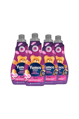 Uzman Konsantre Çamaşır Yumuşatıcısı Renk Koruma Kalıcı Koku 50 Yıkama 1200 Ml X4 Diğer