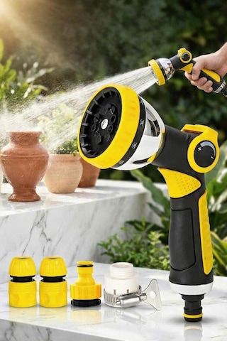 Transformacion Profesyonel 8 Modelli Metal Basınçlı Sulama Tabancası Seti / Ayarlanabilir Jet, 7430000722523 Genel