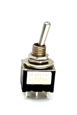 Mini Toggle Switch 1-0 Metal Anahtar 6 Pin 12v - 220v