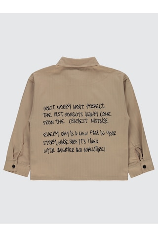 Civil Boys Erkek Çocuk Gömlek 6-9 Yaş Vizon Vizon