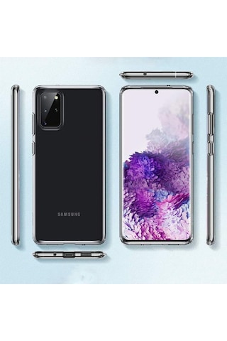 Galaxy S20 Fe Kılıf Zore Süper Silikon Kapak Renksiz