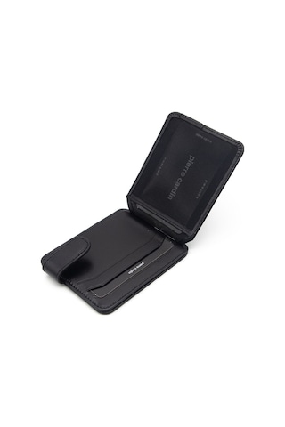 Pierre Cardin Siyah Unisex Deri Kartlık 0510 Siyah