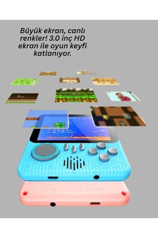 Mey Najmaddin 666 Oyunlu Retro Game Console Tv Ve Çift Gamepad Desteği Najmaddin