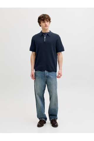 Jack & Jones Max Erkek Lacivert Polo Tişört 12288544-nb Lacivert