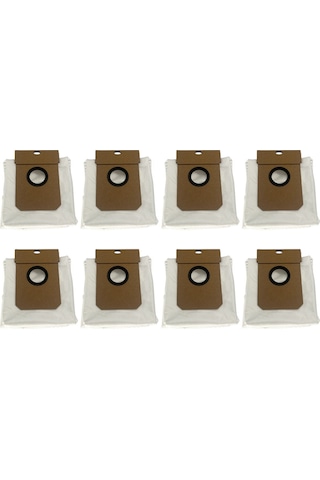 Snoweagle Vıomı Alpha 3 Pro / Haier 11 Robot Süpürge İçin 8 Adet Toz Torbası