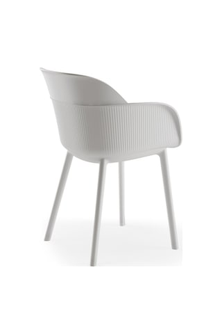 Bintaşmobilya 2 Kişilik Bahçe Balkon Mutfak Cafe Masa Sandalye Takımı 70 x 70 CM Beyaz