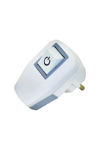 Anahtarlı Topraklı Erkek Fiş Kolay Bağlantı Kırmızı Işık