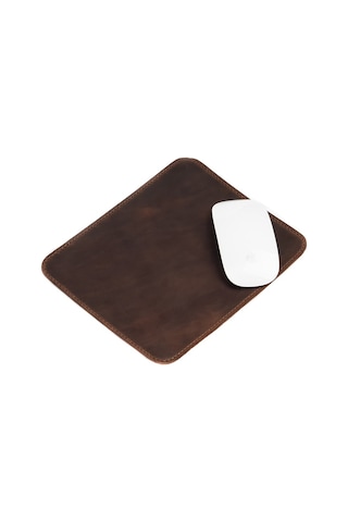 Lost Slope El Yapımı Hakiki Deri Mouse Pad