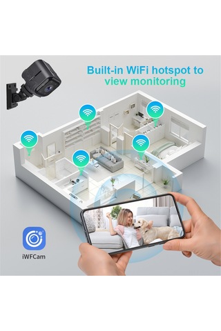 Padalink As03 Akıllı Wifi Kamerası: Düşük Tüketim, Hd Gece Görüşü, İki Yönlü Konuşma, Ev Güvenliği Ve Spor İçin Hareket Algılama Kamerası Çok Renkli