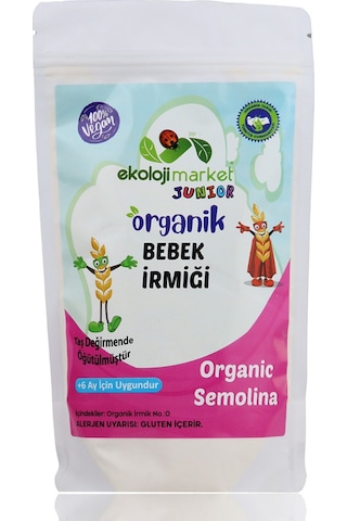 Ekoloji Market Organik Bebek İrmiği 250 gr