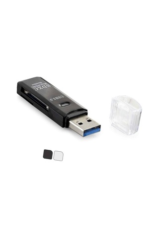 Card Reader Usb3.0 Mıcro Sd Siyah Hdx7030 Evimdeyokyok