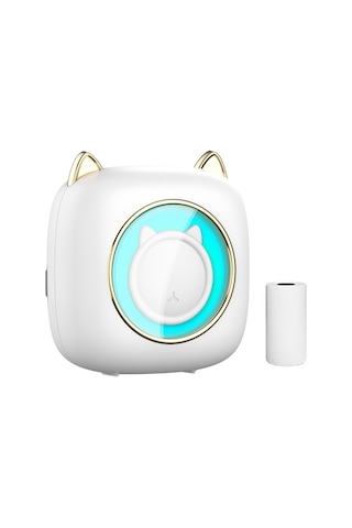 Vkemall C23 Bluetooth Isı Etiket Yazıcı - Fotoğraf, Not, Defter Ve Fiş Yazdırma - 1 Adet Isı Kağıdı İle - Dahili Li-pol Batarya