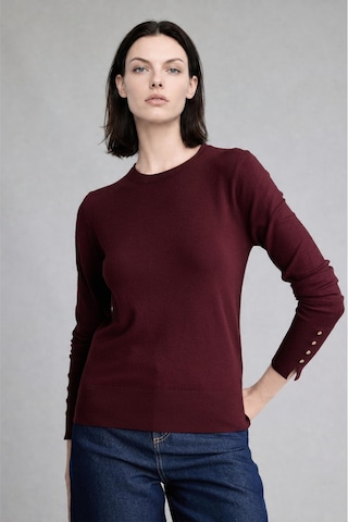 Defacto Regular Fıt Bisiklet Yaka Basic Kol Ucu Düğme Detaylı Kazak G9224ax26aubr330 Bordo-br330