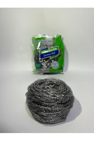 Technow Paslanmaz Çelik Büyük Endüstriyel Boy Bulaşık Ovma Teli 40 Gr