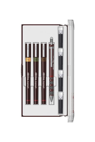 Rotring Isograph Junior Set 0.2-0.3-0.5 Mm + Tikky Mekanik Kurş Diğer