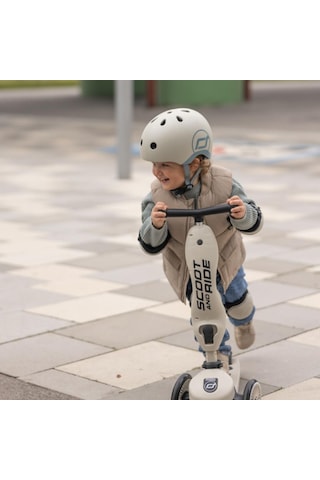 Scoot And Ride S-m Dizlik Ve Dirseklik Scooter Koruyucu Set Açık Gri 230926-00027 Gri