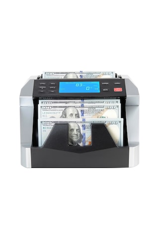 Plus Schwarz Karışık Para Sayma Makinesi, TL, Euro, Usd + Müşteri Ekranı